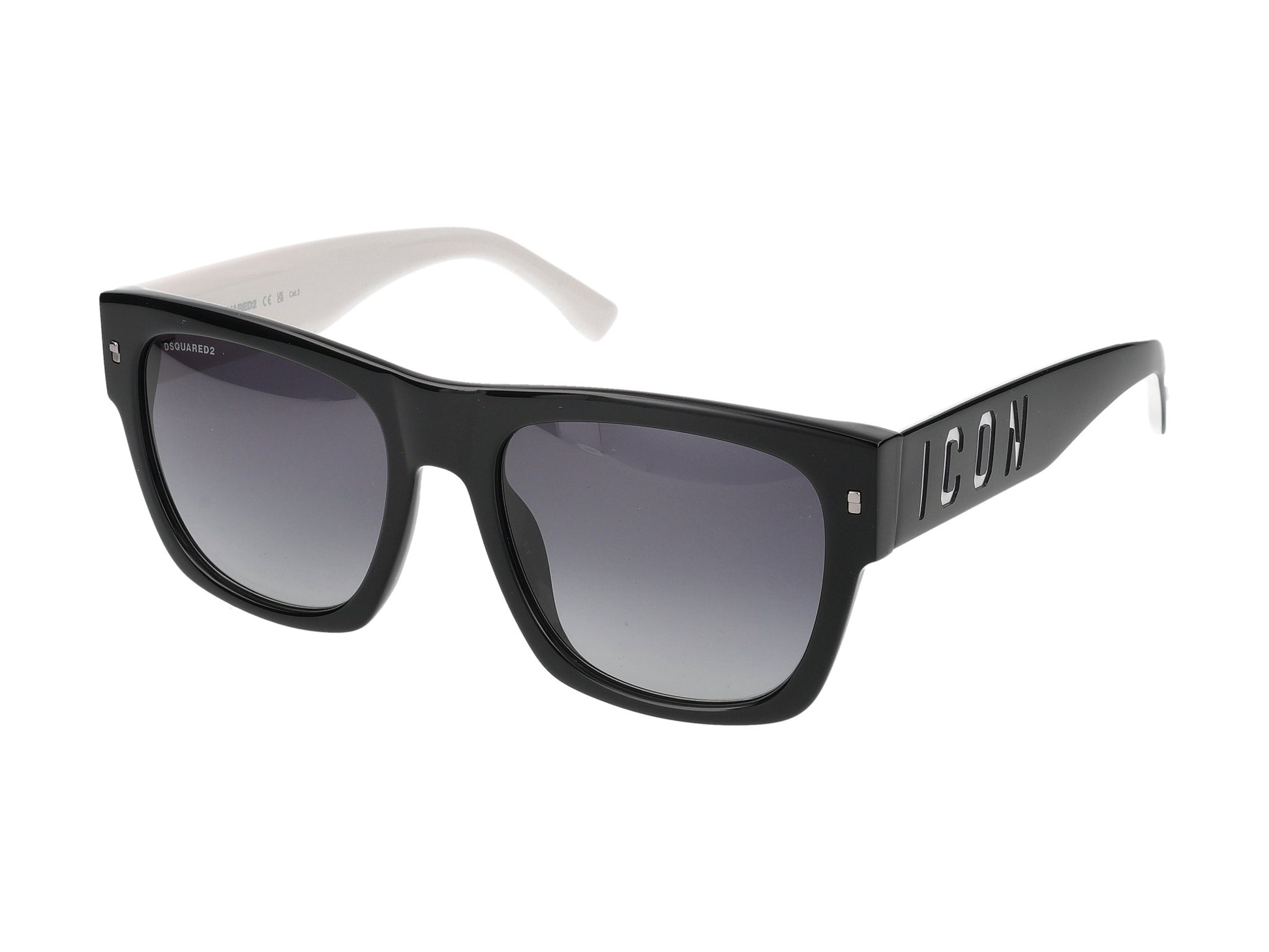 Icon 0004/s 80S/9O BLACK WHITE 55.00 / 80S/9O BLACK WHITE