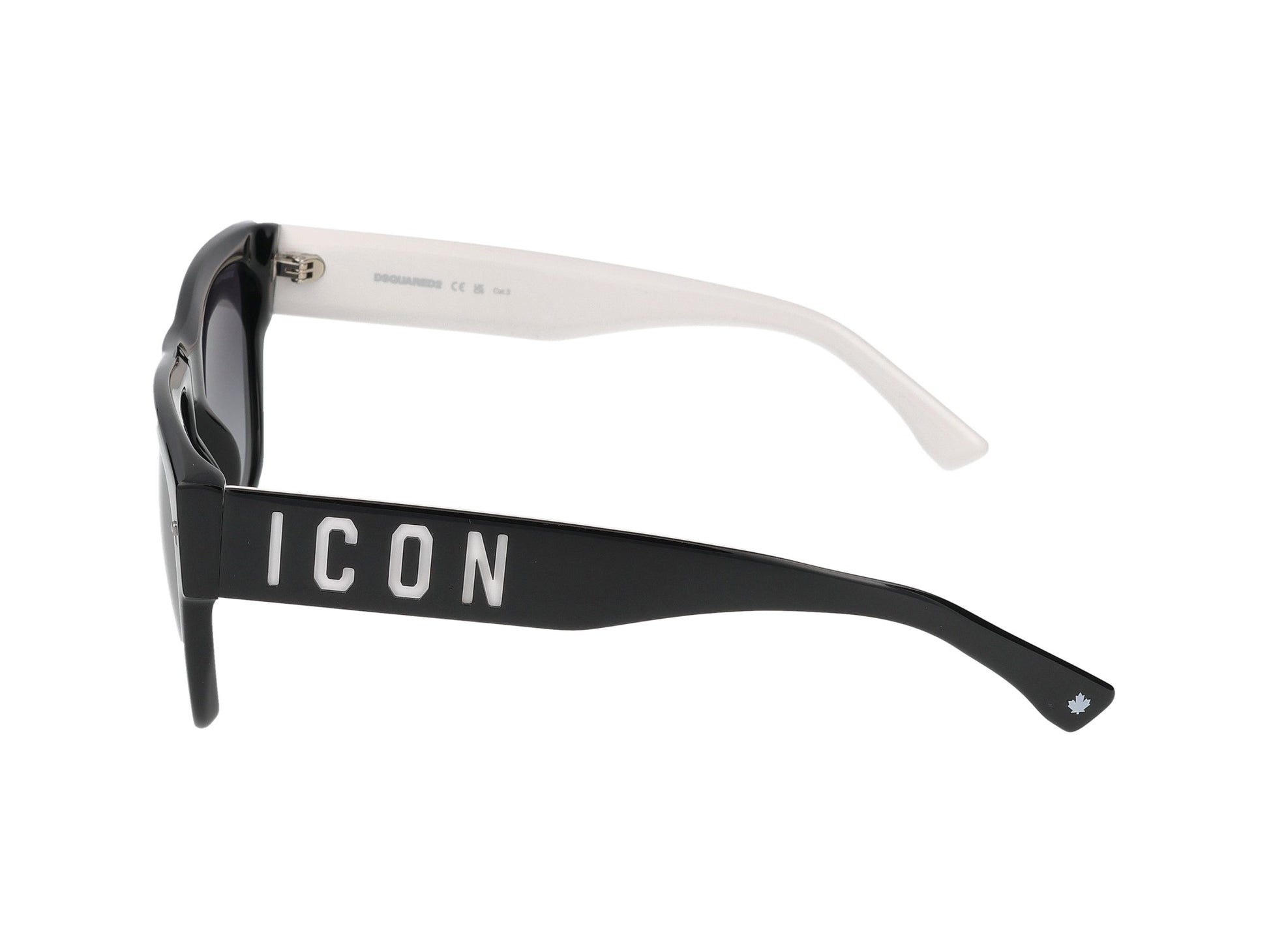 Icon 0004/s 80S/9O BLACK WHITE 55.00 / 80S/9O BLACK WHITE