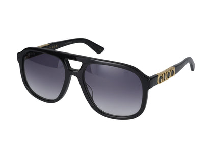 GG1188S 002 black black grey 58.00 / 002 black black grey